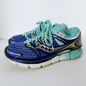 🩵 Saucony Iso Series Triumph PwrGrid+ Women's Blue Running Shoes Sneakers 6